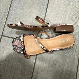 Express Heel Sandals Size 10